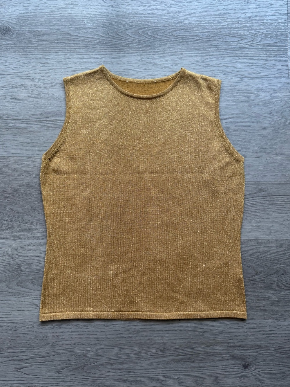 Talbots Vintage Shimmer Knit Tank Top - Picture 4 of 4